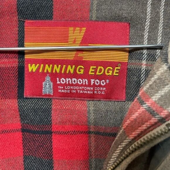 Vintage London Fog Winning Edge Wool Flannel Lined Jacket EUC Sz 42r Excellent C - Picture 5 of 5